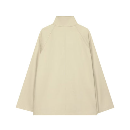 Women's loose Lapel cloak style jacket Coat