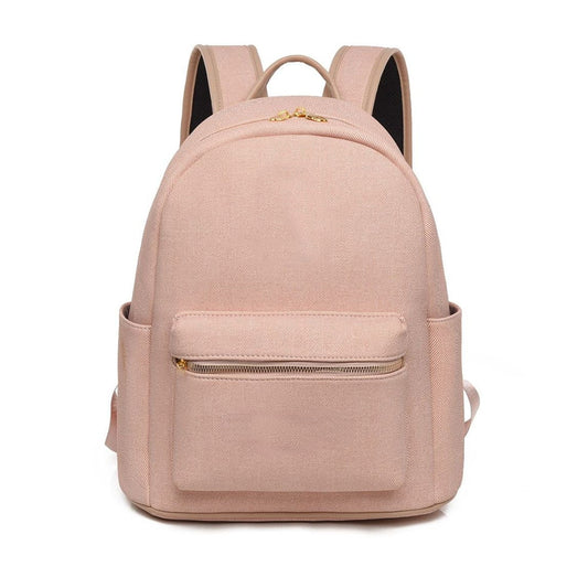 Women's 2026 new fashion Joker travel canvas large capacity backpack