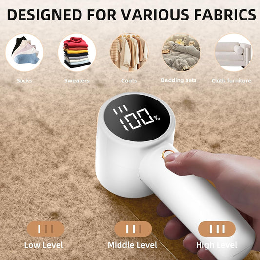 FuzzAway™ Rechargeable Lint Remover Fabric Shaver