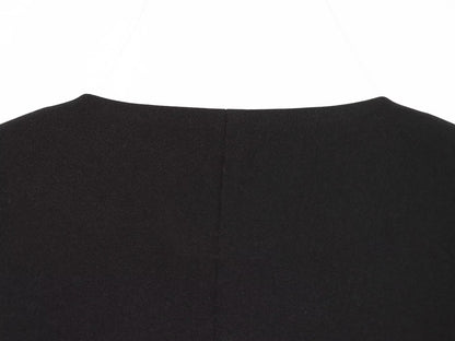 Women's black short one button Blazer Coat