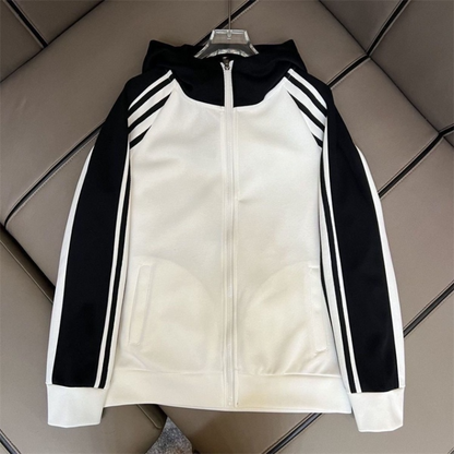 2026 women's new leisure sports hooded cardigan coat