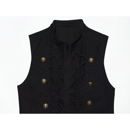 Women's rope knot buckle decoration slim vest