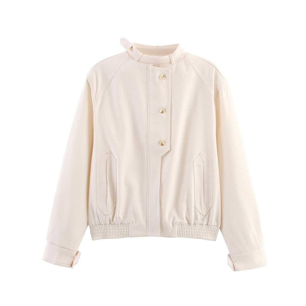 Women 2025 New Button-decorated loose-fitting jacket