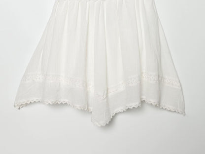Women's chiffon embroidered mini dress