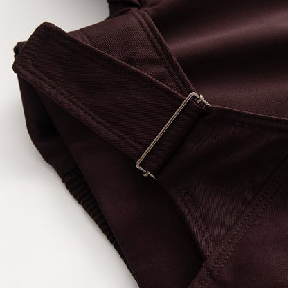 Women's long sleeved lapel short Coat