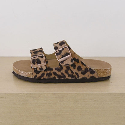 Women's 2026 new leisure soft-soled beach leopard slippers