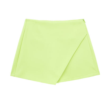 2026 Women's multi-color slim asymmetric culottes