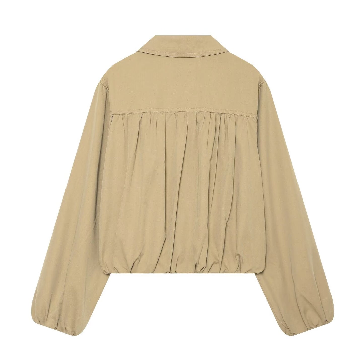 Women's balloon shaped short jacket Coat