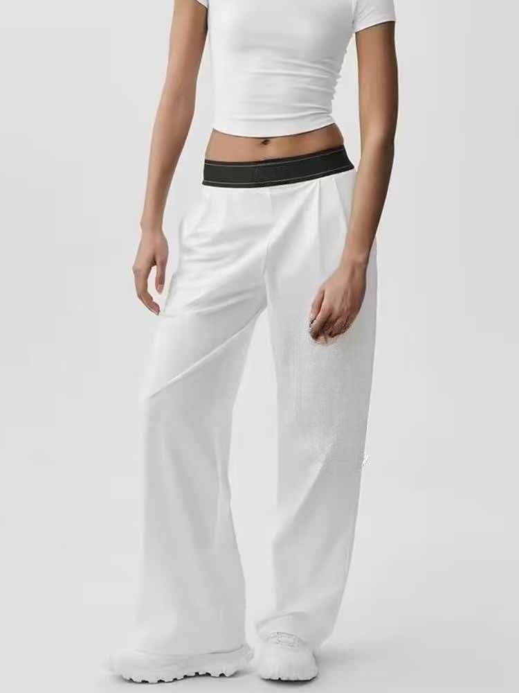 Ladies' New Yoga High Waist Ladies' Yoga Casual Straight Pants