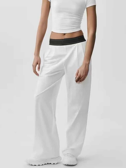 Ladies' New Yoga High Waist Ladies' Yoga Casual Straight Pants