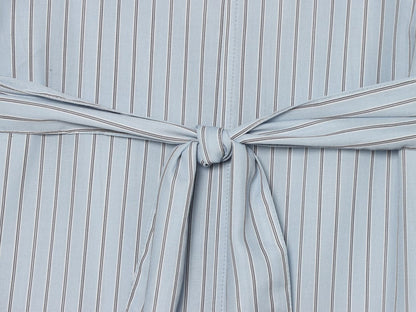 Women's layered decorative striped shirt