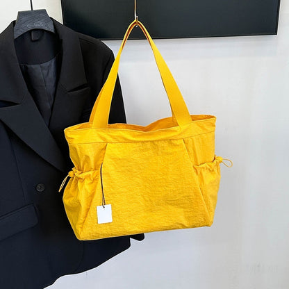 2025 new female large-capacity canvas tote bag sports portable shoulder bag