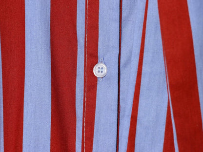 Women's bow tie decoration sleeveless striped shirt