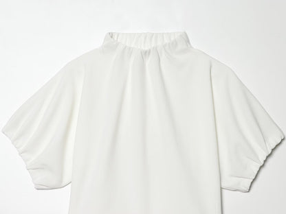 suit Women's 2 pieces pleated decorative knitted top+Skirts