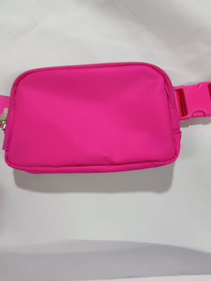 LU sports bag metal multi-functional outdoor running waist bag diagonal bag