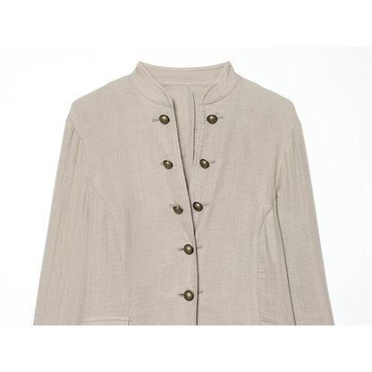 Women's slim double breasted Blazer Coat