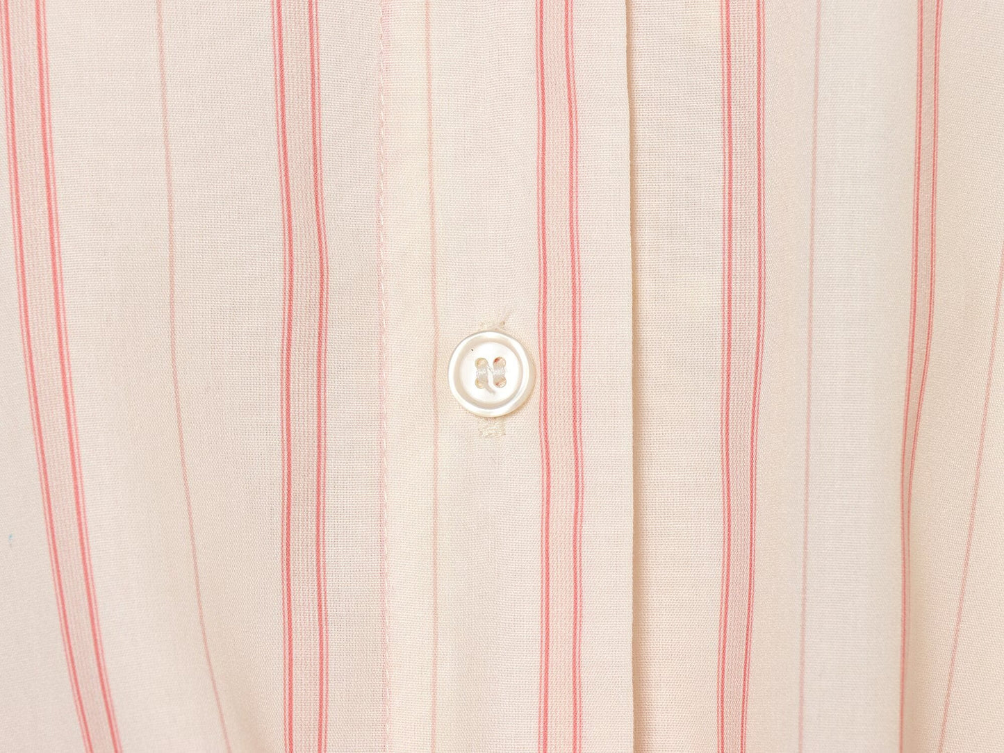 Women's lace up design loose striped shirt