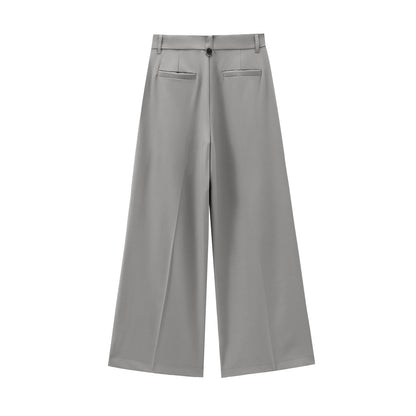 2026 Women's Loose Casual Double Pleat Pants