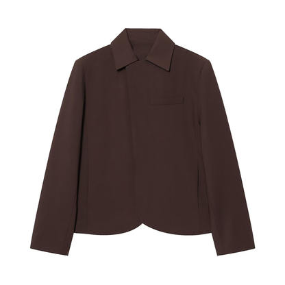 suit Women's 2 pieces casual lapel Blazer Coat+shorts