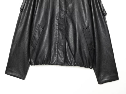 Women's casual versatile imitation leather jacket Coat