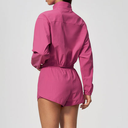 Women's new high elastic breathable exercise fitness quick-drying exercise suit