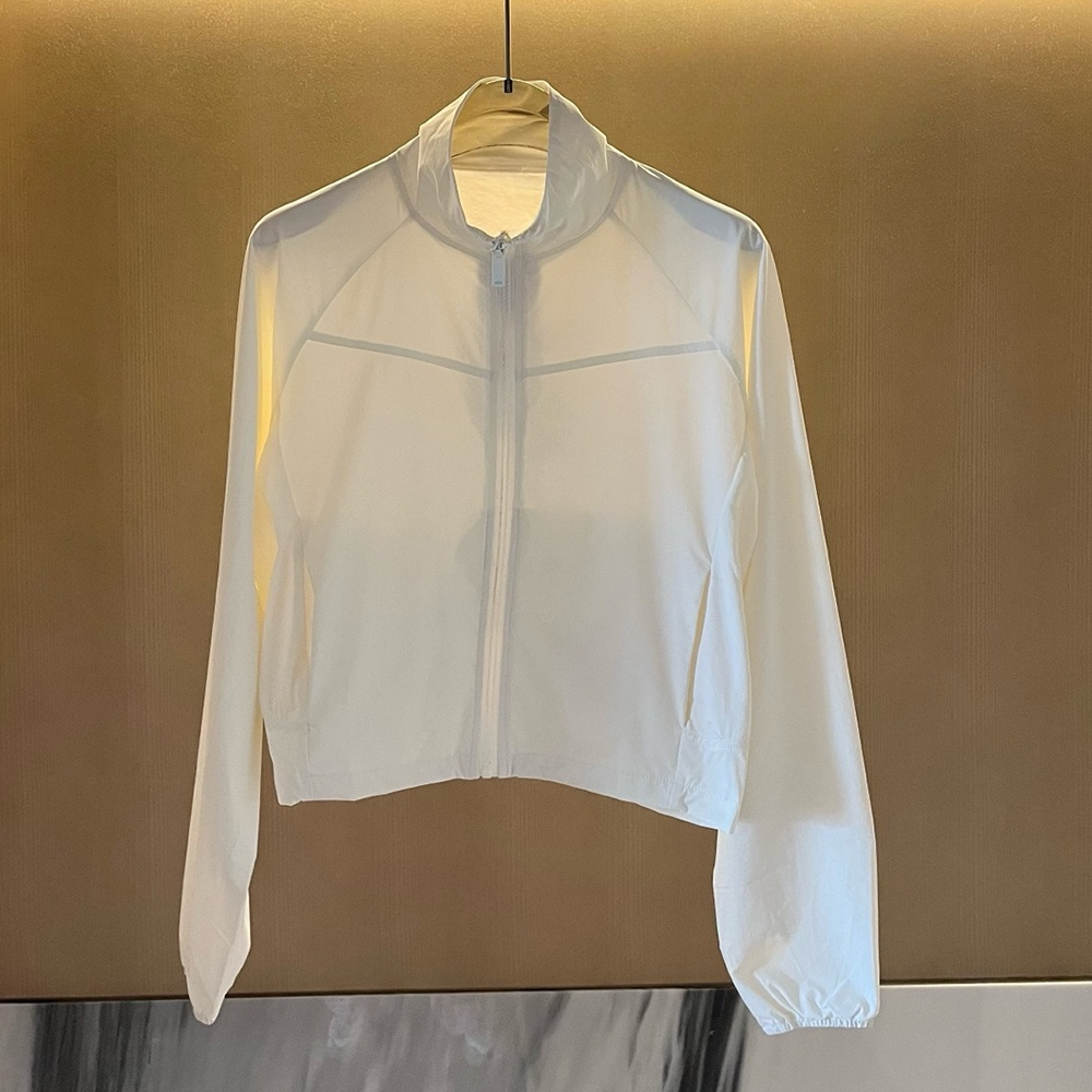 Women's new sunscreen stand-up collar quick-drying yoga fitness jacket