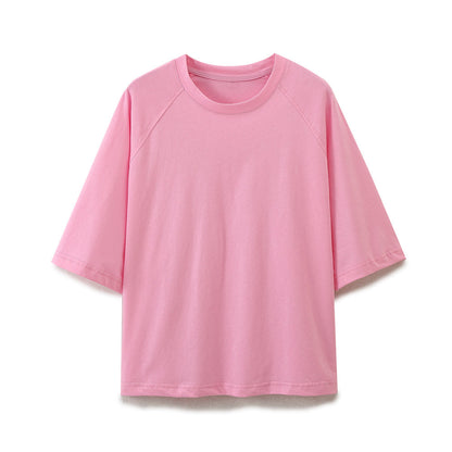 suit Women's 2 pieces double-sided fabric loose T-shirt+Jogging pants