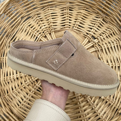 Women's new leisure slippers with one pedal and one shoe
