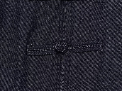 Women's rope knot decorative denim jacket