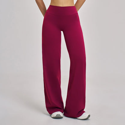 Women's new loose high-waisted wide-leg sweatpants