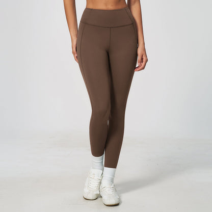 LU Women's new high waist hip sanding tights