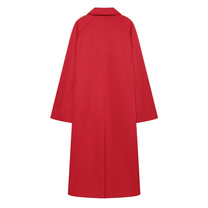 Women's loose long style windbreaker Coat