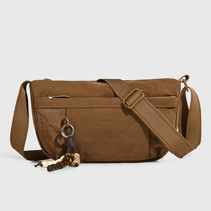 Women's new casual fashion zipper lightweight shoulder crossbody bag