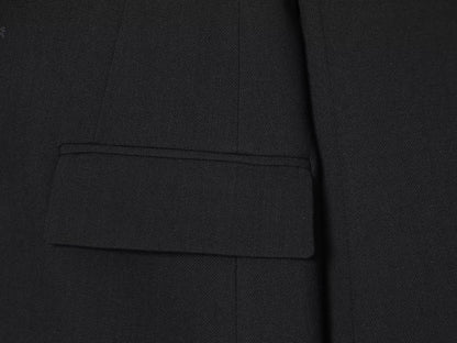 Women's black slim single breasted Blazer Coat