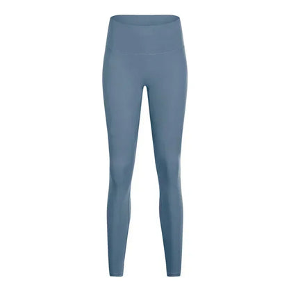 LU High waist hip lift no embarrassing line yoga pants women's elastic fitness exercise nine points