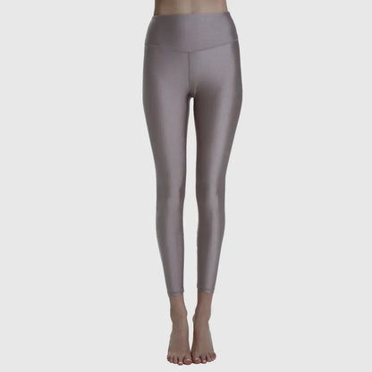 Women's high waist tight hip yoga clothes pants nude running fitness pants high waist peach sweatpants