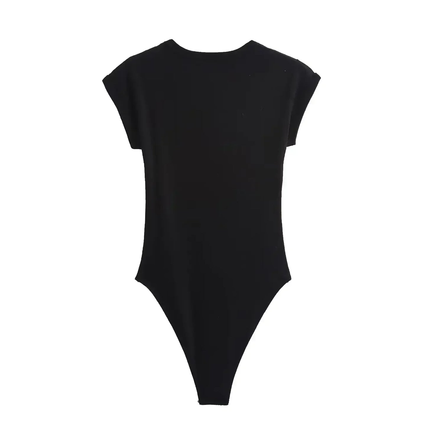 2026 Women's New Chic Fashion Multi Color Slim O Neck Ribbed Knitted jumpsuit Retro Short sleeved Women's Short jumpsuit