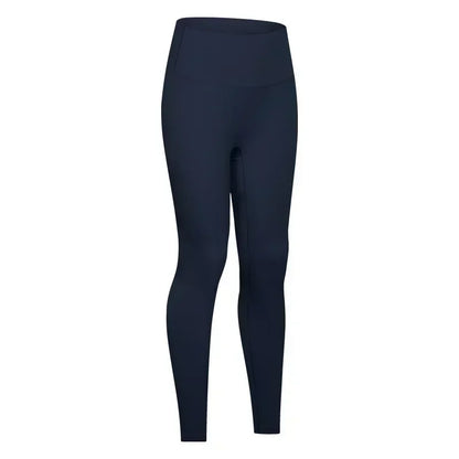 LU High waist hip lift no embarrassing line yoga pants women's elastic fitness exercise nine points