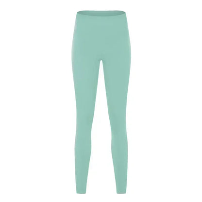 LU High waist hip lift no embarrassing line yoga pants women's elastic fitness exercise nine points