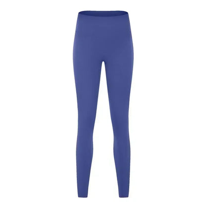 LU High waist hip lift no embarrassing line yoga pants women's elastic fitness exercise nine points