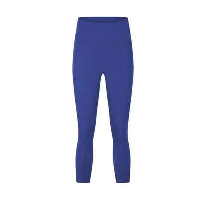 Women's Spring/Summer 2026 New Nude Yoga Cropped Pants With High Waist and Hip Lifting and Slimming Exercise Pants