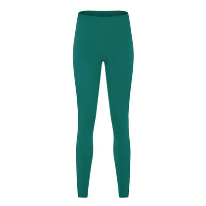 LU High waist hip lift no embarrassing line yoga pants women's elastic fitness exercise nine points