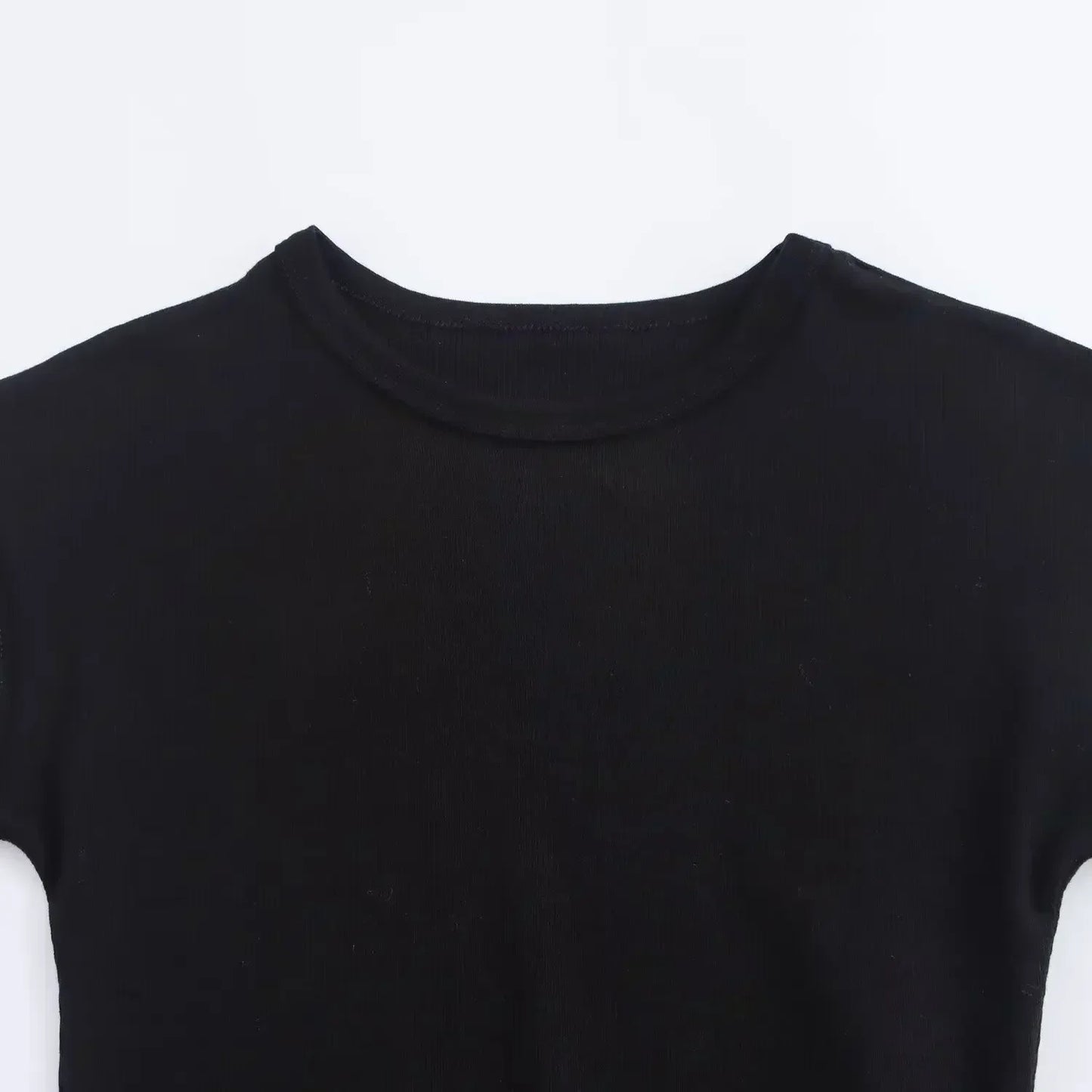 2026 Women's New Chic Fashion Multi Color Slim O Neck Ribbed Knitted jumpsuit Retro Short sleeved Women's Short jumpsuit