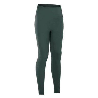 LU High waist hip lift no embarrassing line yoga pants women's elastic fitness exercise nine points