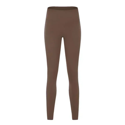 LU High waist hip lift no embarrassing line yoga pants women's elastic fitness exercise nine points