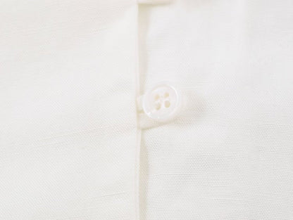 suit Women's 2 pieces button decoration casual shirt+lantern pants