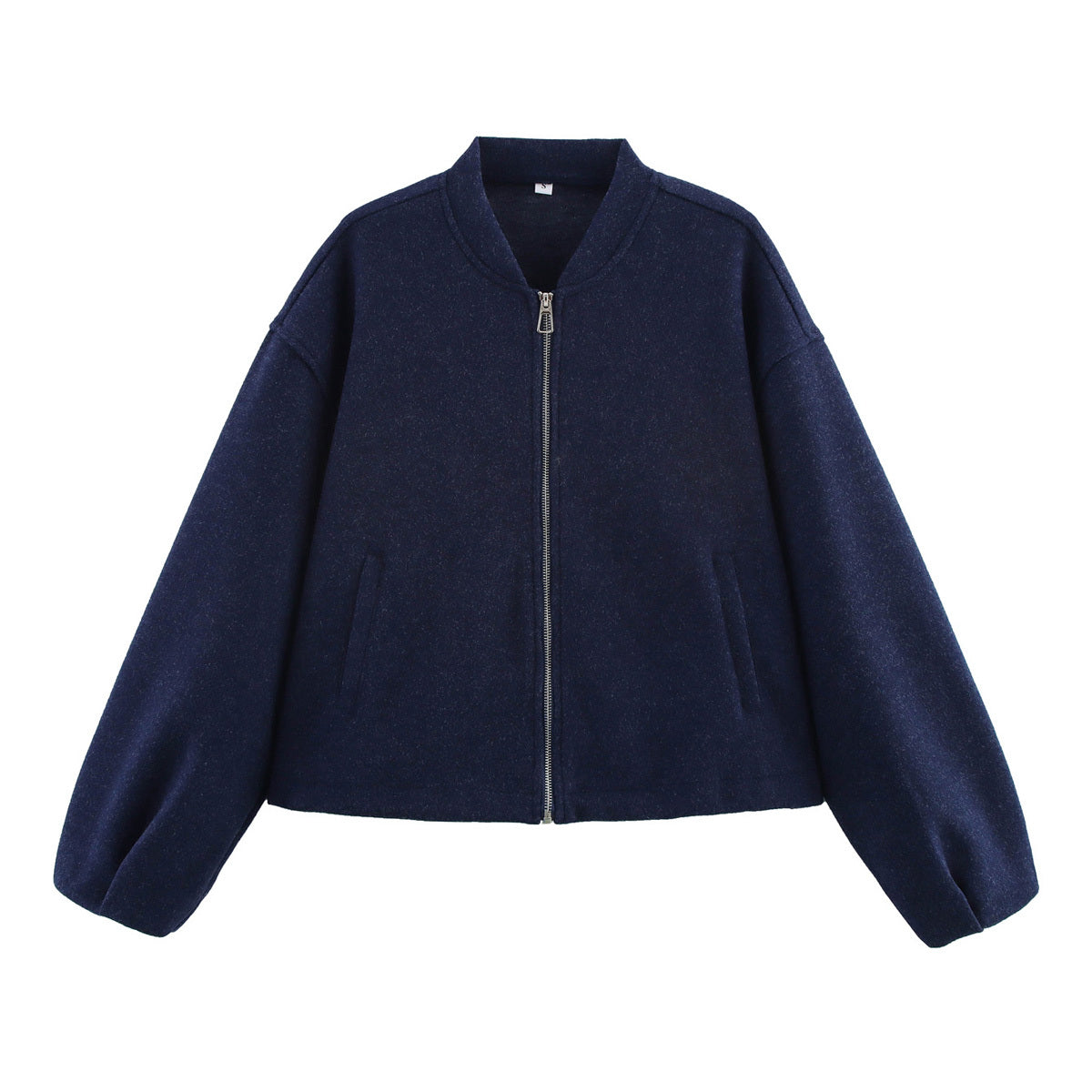 Women 2025 New Soft buckle bomber jacket