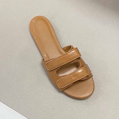 Women's new thin bottom rhinestone decorative slippers have a shoe box