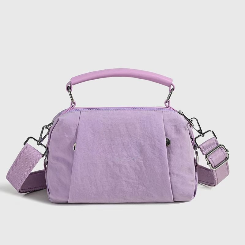 Women's new Joker double zipper design portable messenger bag