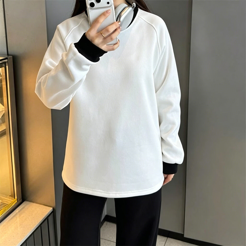 Women's new cashmere long-sleeved T-shirt sweater